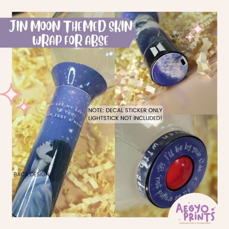 ABSE - MOON JIN - THEMED Army Bomb Skin Wrap by Aegyoprints