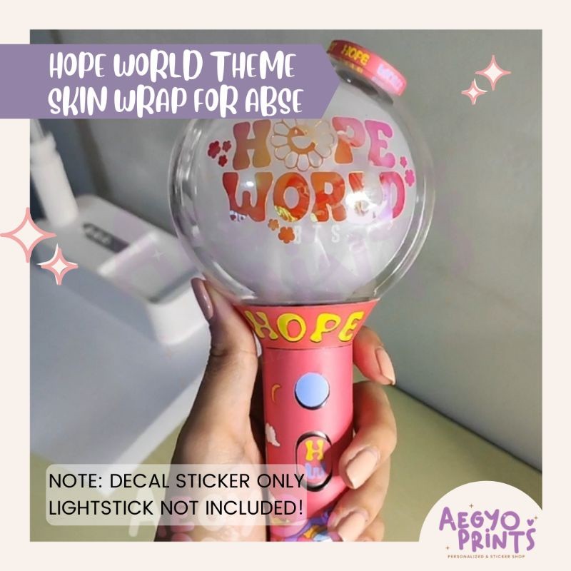 ABSE - HOPE WORLD THEMED Army Bomb Skin Wrap by Aegyoprints