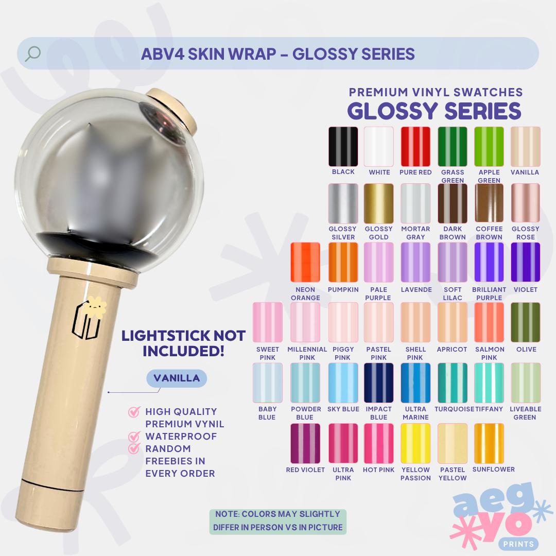 ABV4 - GLOSSY SERIES FAN-MADE Army Bomb Version 4 Skin Wrap | Aegyoprints