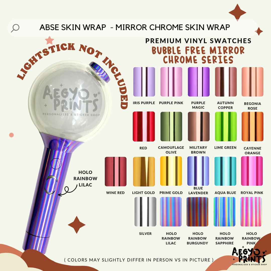 ArmyBomb (ABSE) - Mirror Chrome Skin Decal Sticker by Aegyoprints