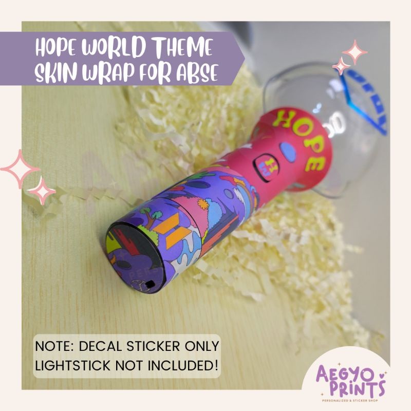 ABSE - HOPE WORLD THEMED Army Bomb Skin Wrap by Aegyoprints