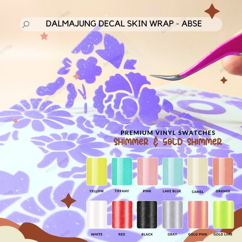 Shimmer | Dalmajung Decal Skin Wrap for ABSE Suga DDay Mic Inspired