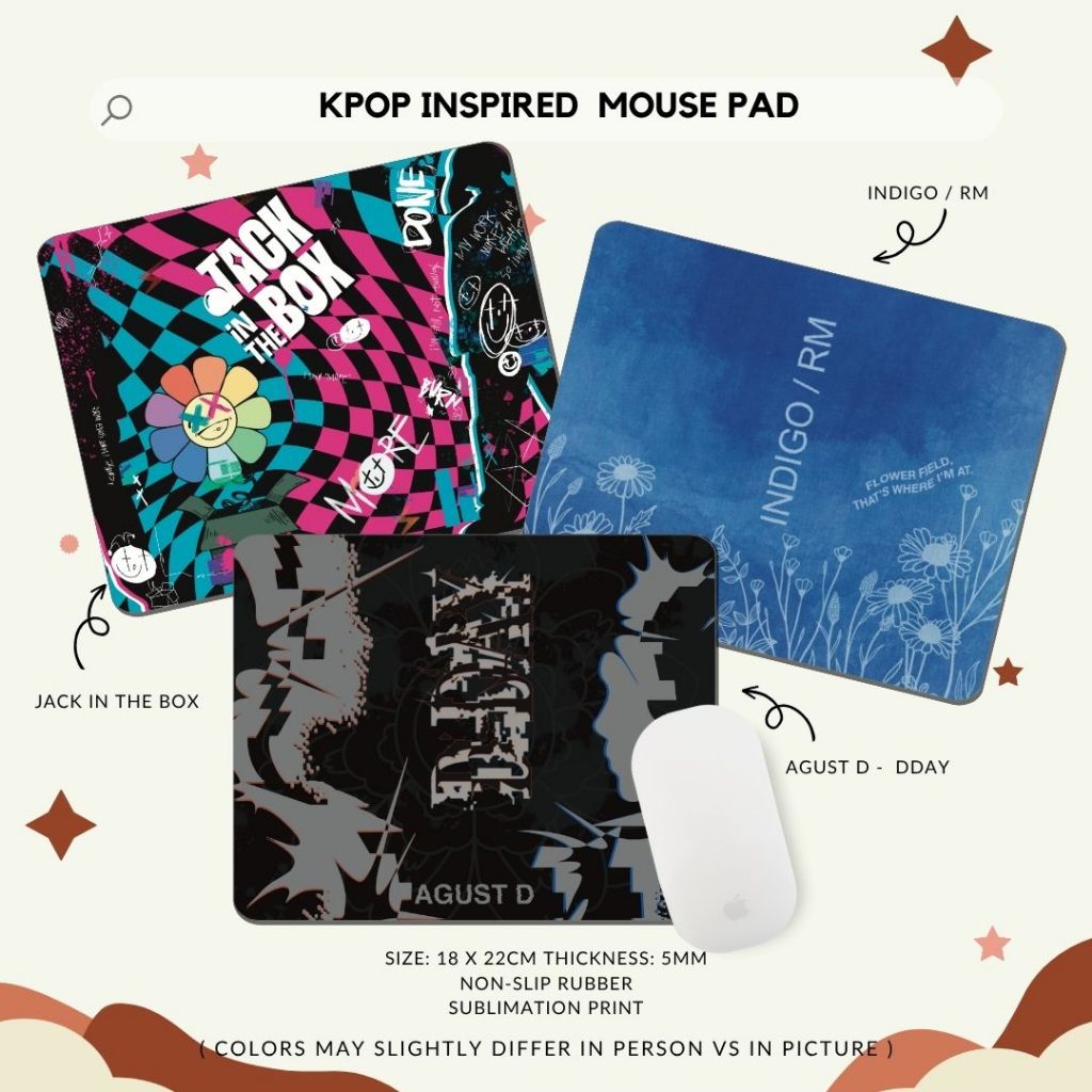 KPOP INSPIRED MOUSEPAD - BAN6TAN SOLO ALBUM