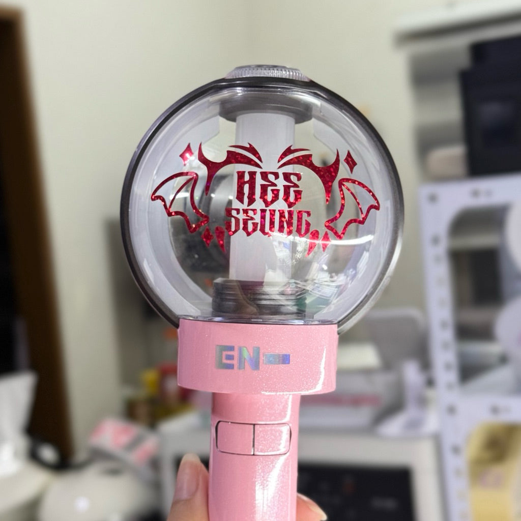 ENHYPEN VAMPIRE NAME LIGHTSTICK DECAL | Aegyoprints