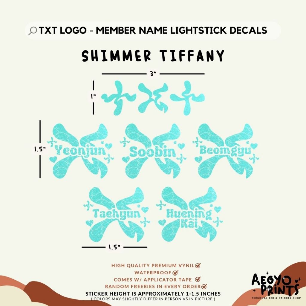 TXT TUBATU - FANMADE LIGHTSTICK DECAL | by aegyoprints
