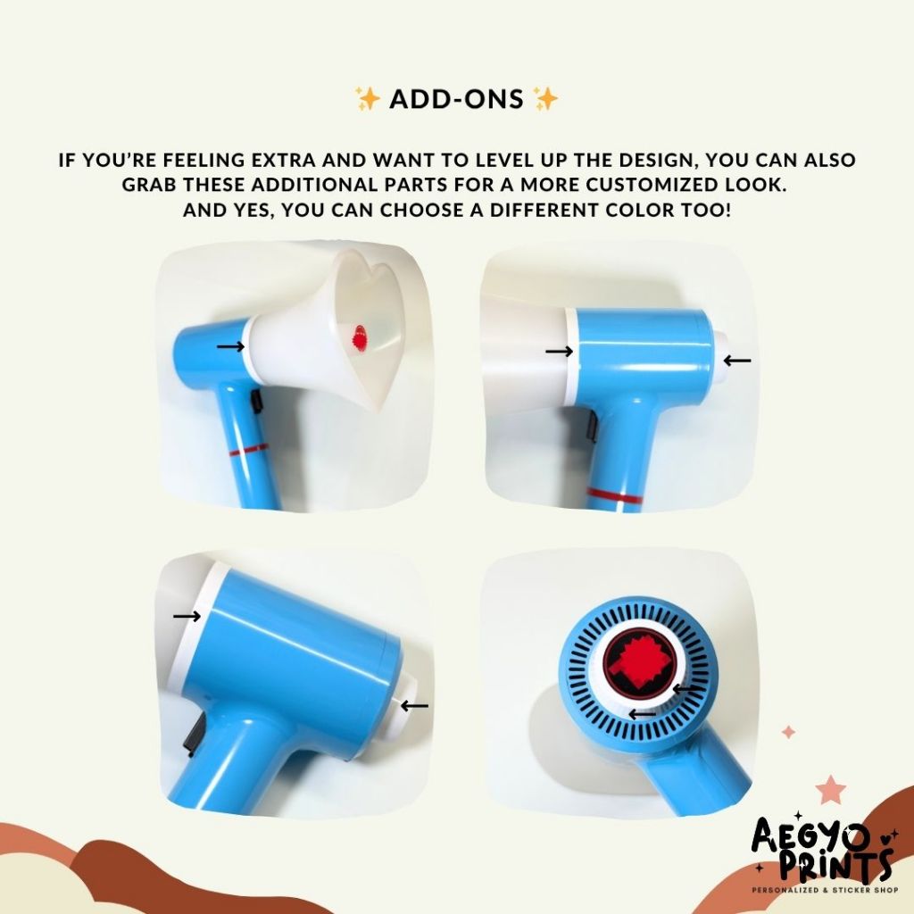 DEOBIBONG V1 - COLORFUL PEARL SKIN WRAP FOR THE BOYZ LIGHTSTICK | Aegyoprints