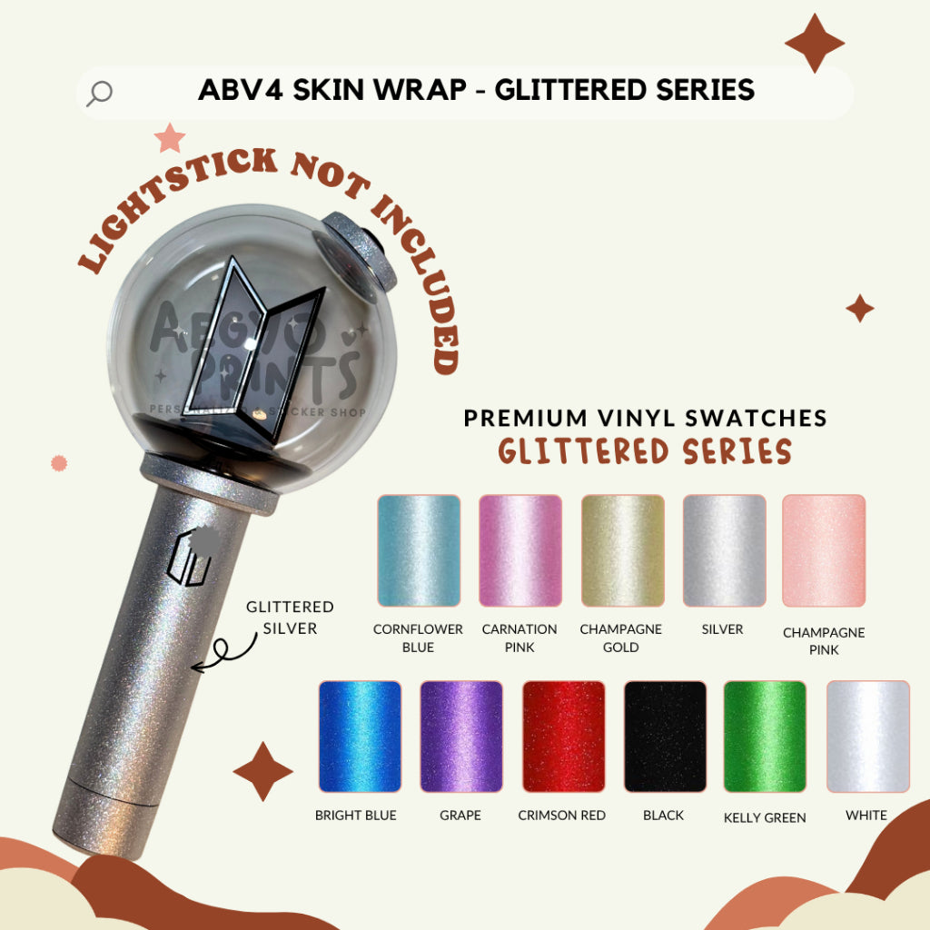 ABV4 - GLITTER SERIES FAN-MADE Army Bomb V4 Skin Wrap | Aegyoprints (sticker decals only)