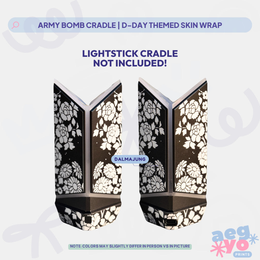 ARMY Bomb Lightstick Cradle - Themed Skin Wrap by Aegyo Prints