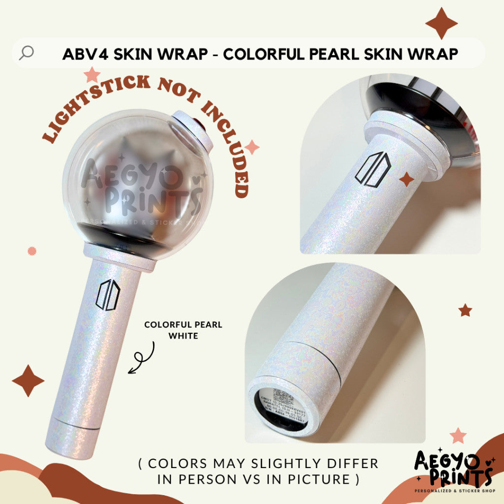 ABV4 - COLORFUL PEARL SERIES FAN-MADE Army Bomb V4 Skin Wrap | Aegyoprints (sticker decals only)