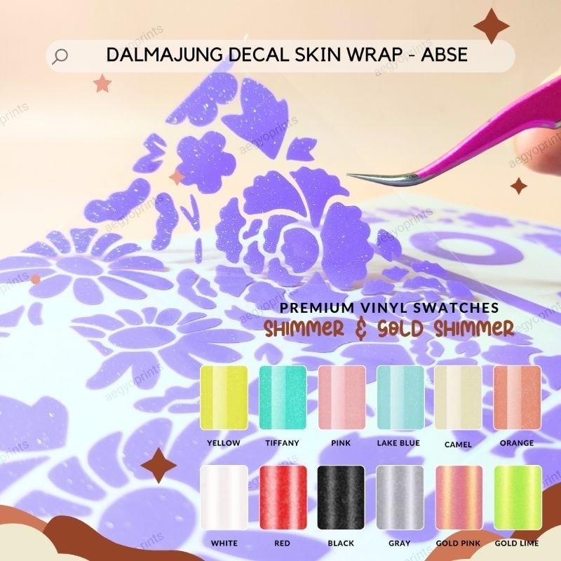 MIRROR CHROME | Dalmajung Decal Army Bomb Skin Wrap for ABSE Suga DDay Mic Inspired