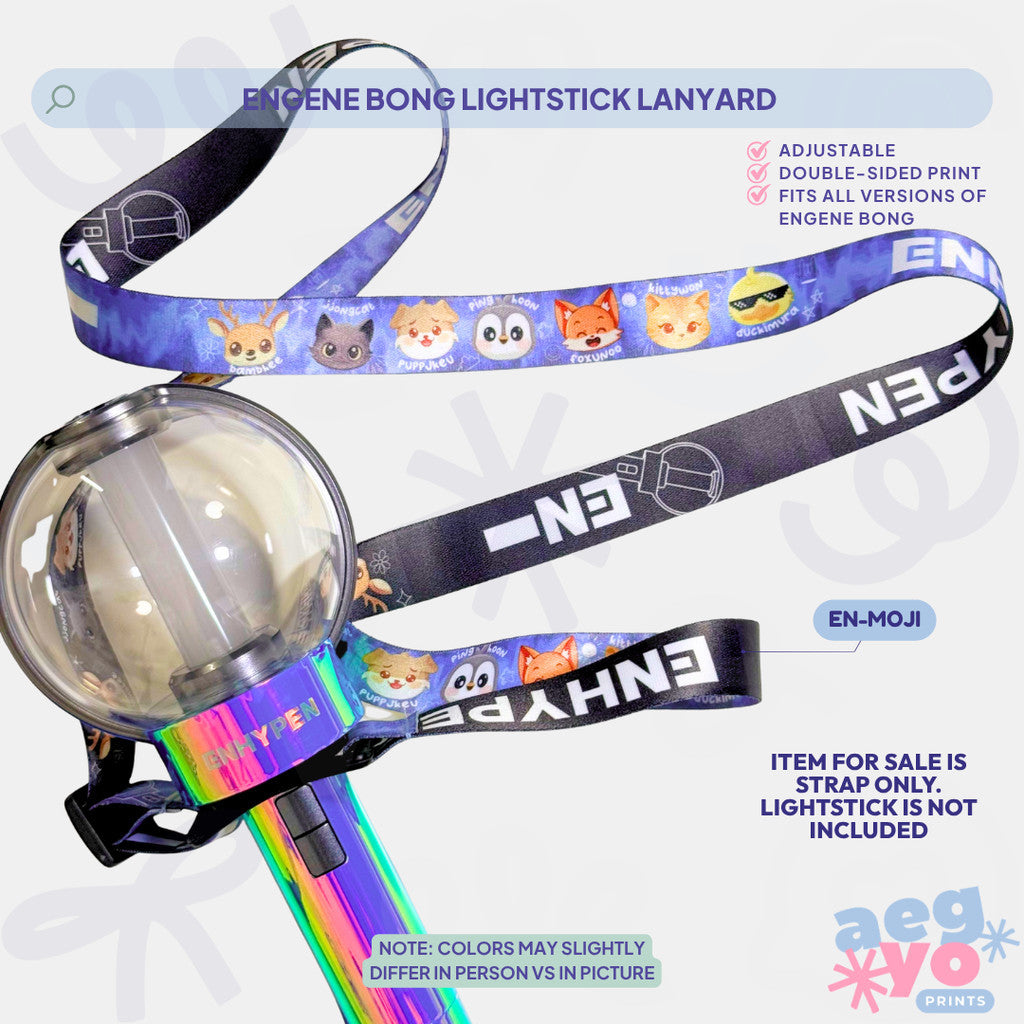 ENHA ENGENE BONG FAN-MADE LIGHTSTICK LANYARD FOR ENGENE BONG | AEGYOPRINTS
