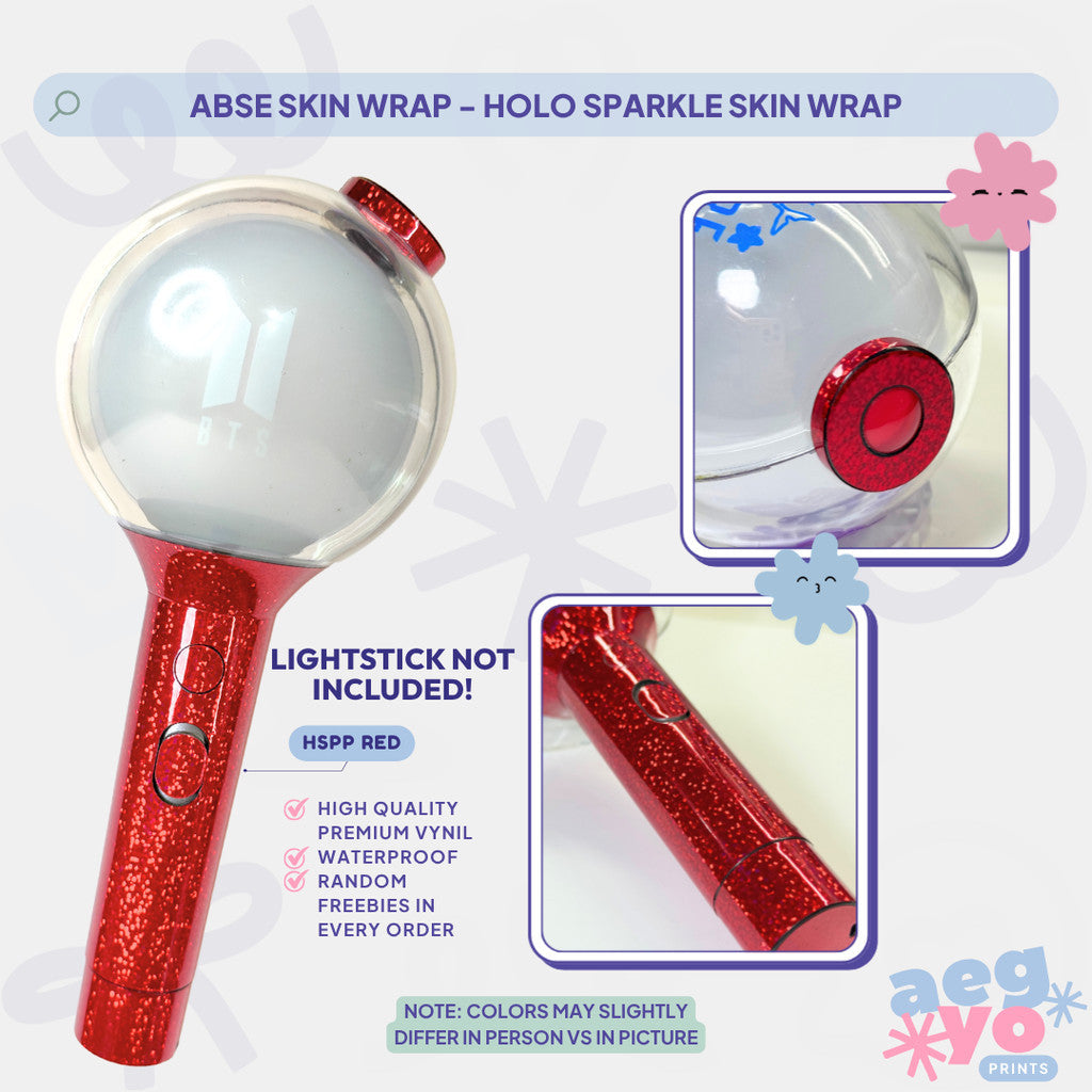 ArmyBomb (ABSE) - Holo Sparkle Skin Decal Sticker by Aegyoprints