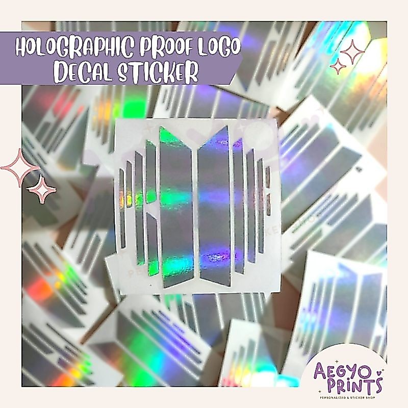 AEGYOPRINTS | BANGTAN PROOF LOGO - VINYL DECAL STICKER