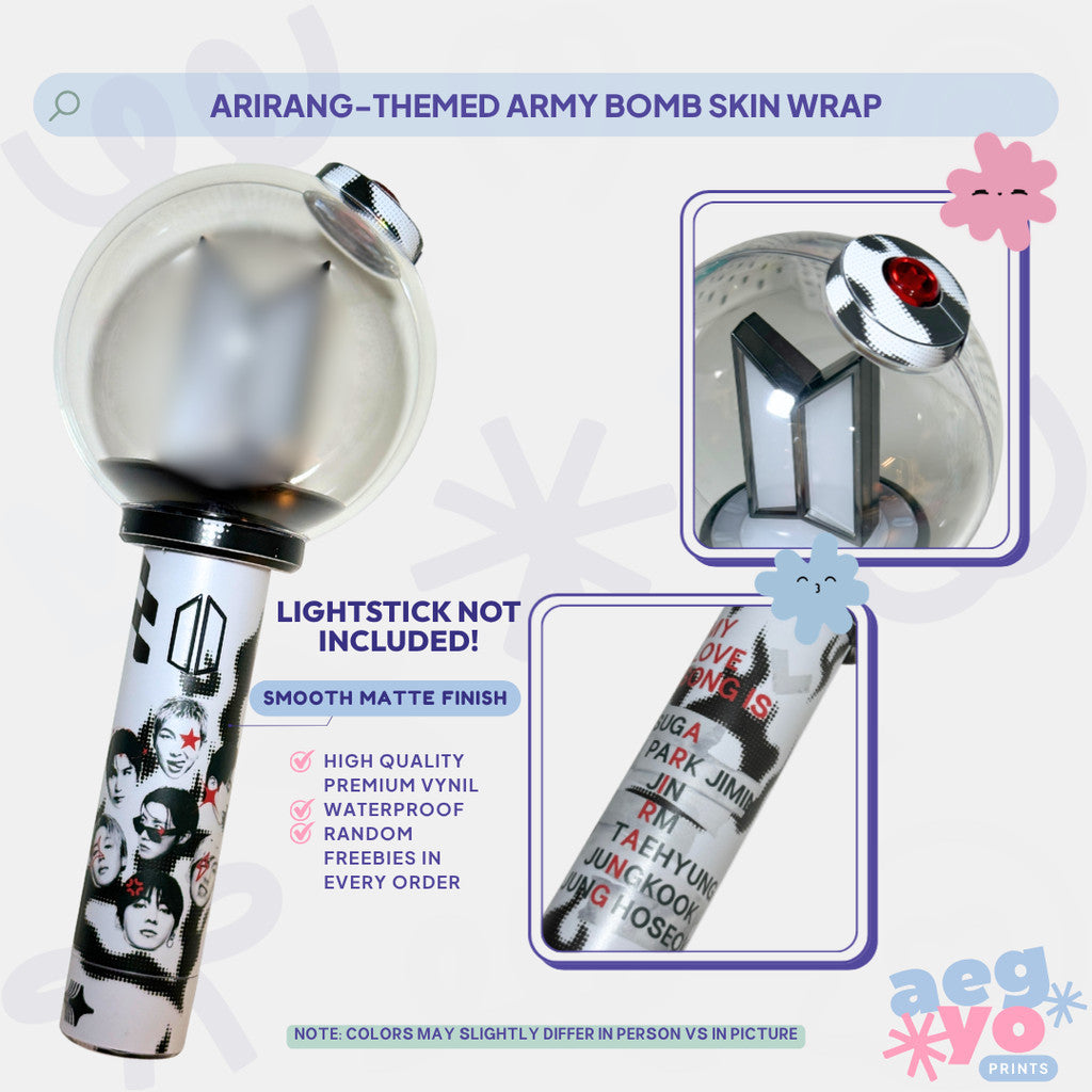 ARIRANG-THEMED ARMY BOMB SKIN WRAP | AEGYOPRINTS