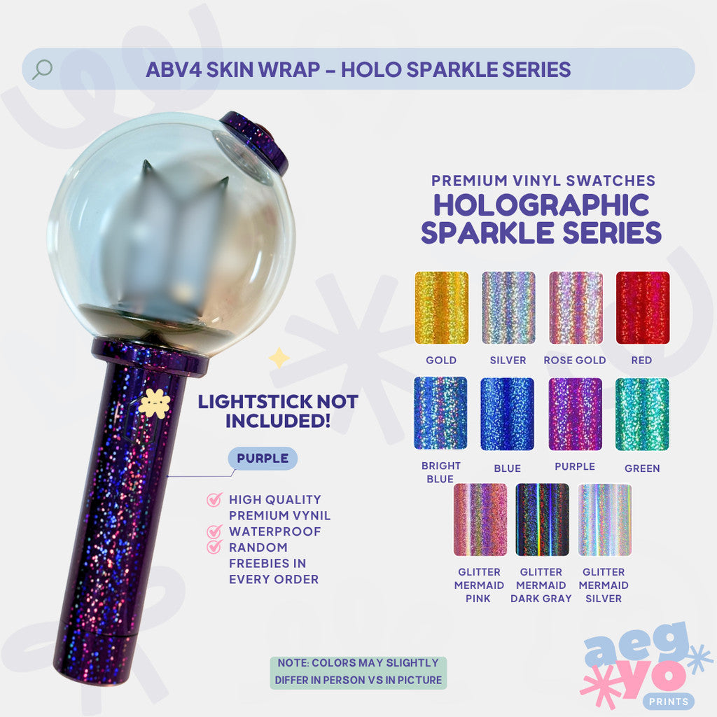 ABV4 - HOLO SPARKLE SERIES FAN-MADE Army Bomb Version 4 Skin Wrap | Aegyoprints
