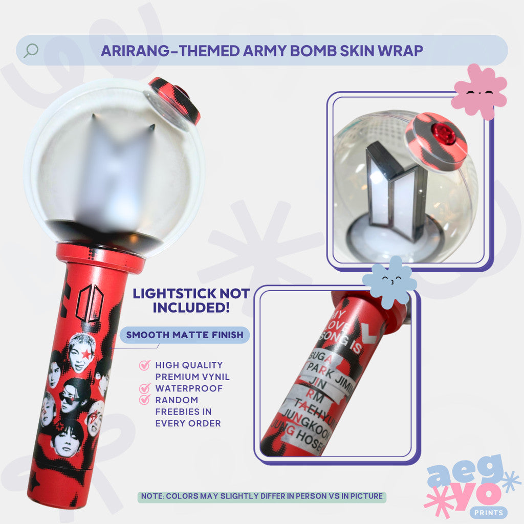 ARIRANG-THEMED ARMY BOMB SKIN WRAP | AEGYOPRINTS