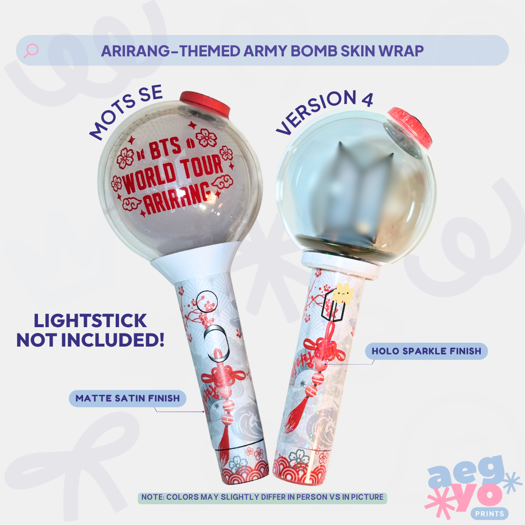 ARIRANG-THEMED ARMY BOMB SKIN WRAP | AEGYOPRINTS