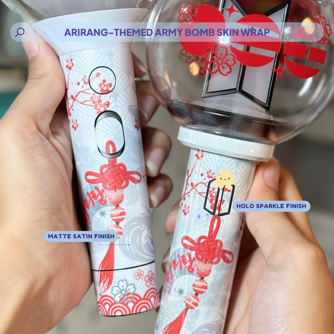 ARIRANG-THEMED ARMY BOMB SKIN WRAP | AEGYOPRINTS