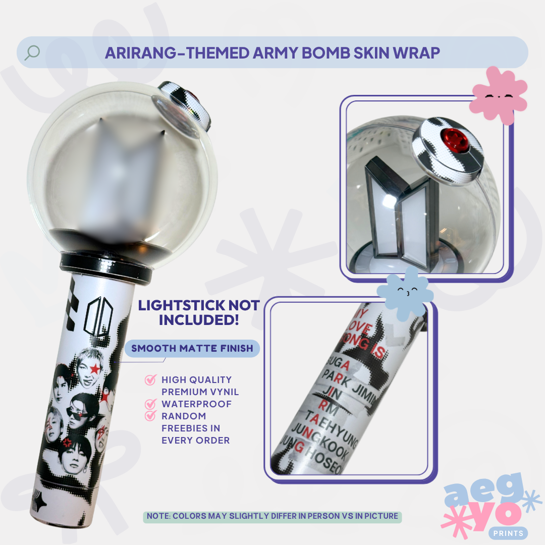 ARIRANG-THEMED ARMY BOMB SKIN WRAP | AEGYOPRINTS