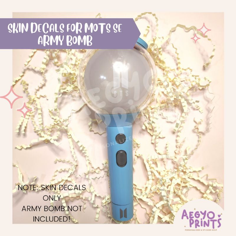 ARMY BOMB (v4) MOTS SE - GLOSSY SKIN WRAP FOR BTS LIGHTSTICK | Aegyoprints (sticker decals only)