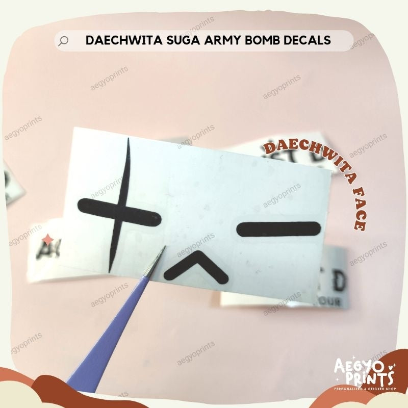 AGUST D TOUR | DAECHWITA SUGA Decal Sticker