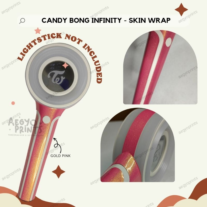 TWICE CANDY BONG INFINITY - SHIMMERED SKIN WRAP | AegyoPrints