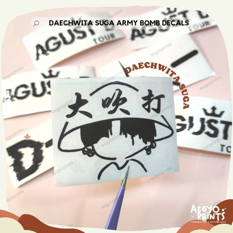 AGUST D TOUR | DAECHWITA SUGA Decal Sticker