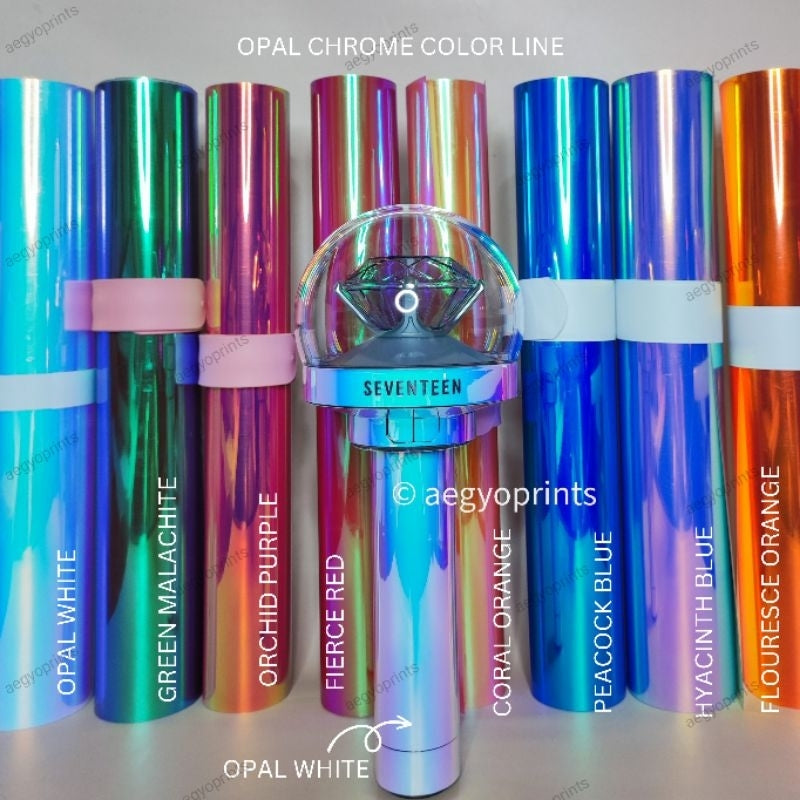 CARAT BONG V3 - OPAL SKIN WRAP STICKER FOR SEVENTEEN LIGHTSTICK CBV3 | Aegyoprints