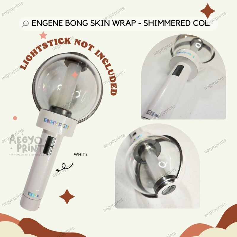 ENHYPEN ENGENE BONG SHIMMERED SKIN WRAP - Decal Sticker | AegyoPrints