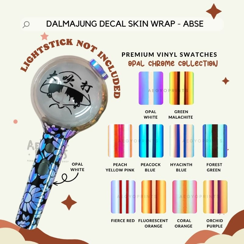 Opal Holographic | Dalmajung Decal Skin Wrap for ABSE