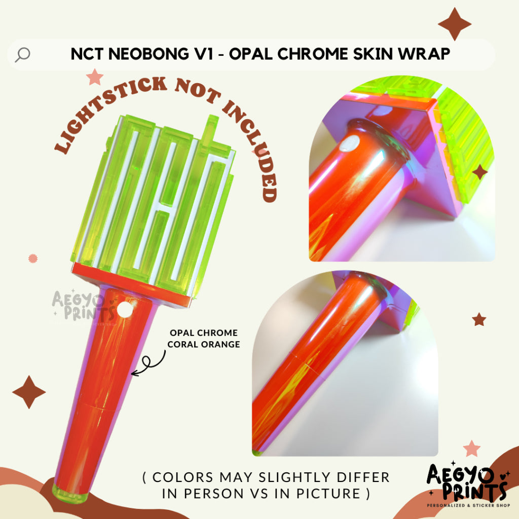 NCT NEOBONG V1 - OPAL CHROME SKIN WRAP Decal Sticker by Aegyoprints