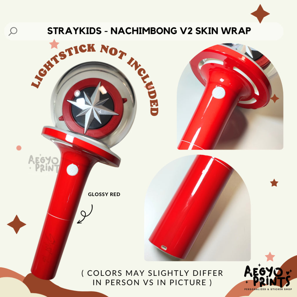 STRAYKIDS NACHIMBONG - GLOSSY SKIN WRAP Decal Sticker by Aegyoprints