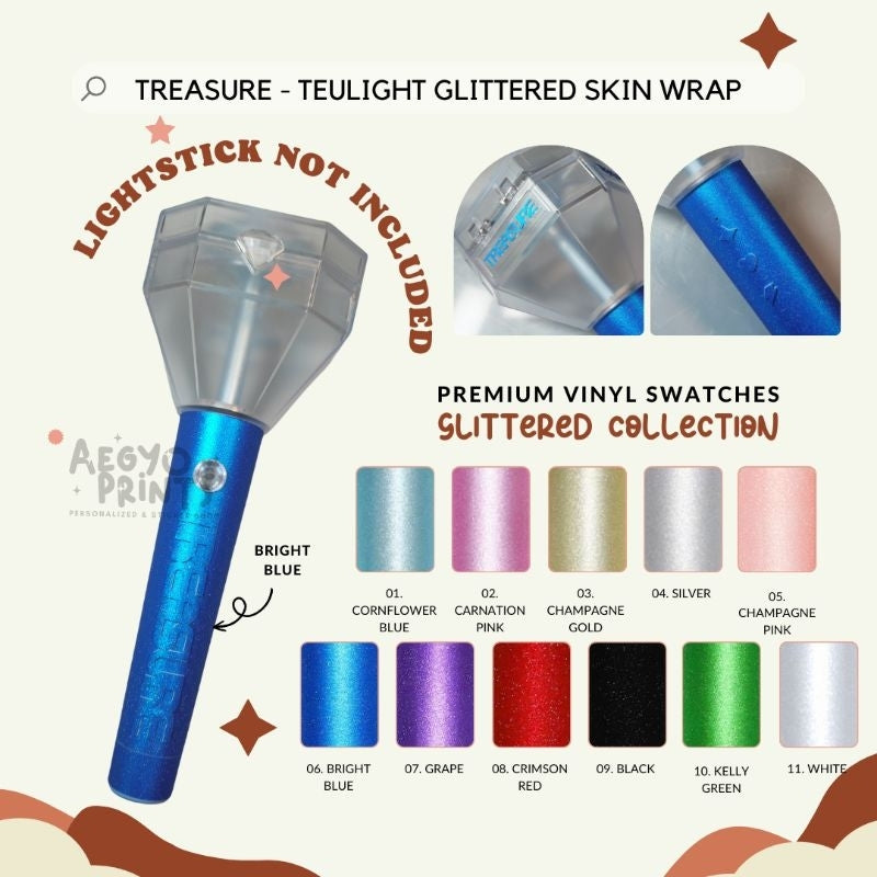 TEULIGHT - SKIN WRAP FOR TREASURE LIGHTSTICK | Aegyoprints