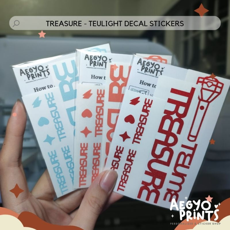 TEULIGHT - TREASURE DECAL STICKER | by Aegyoprints