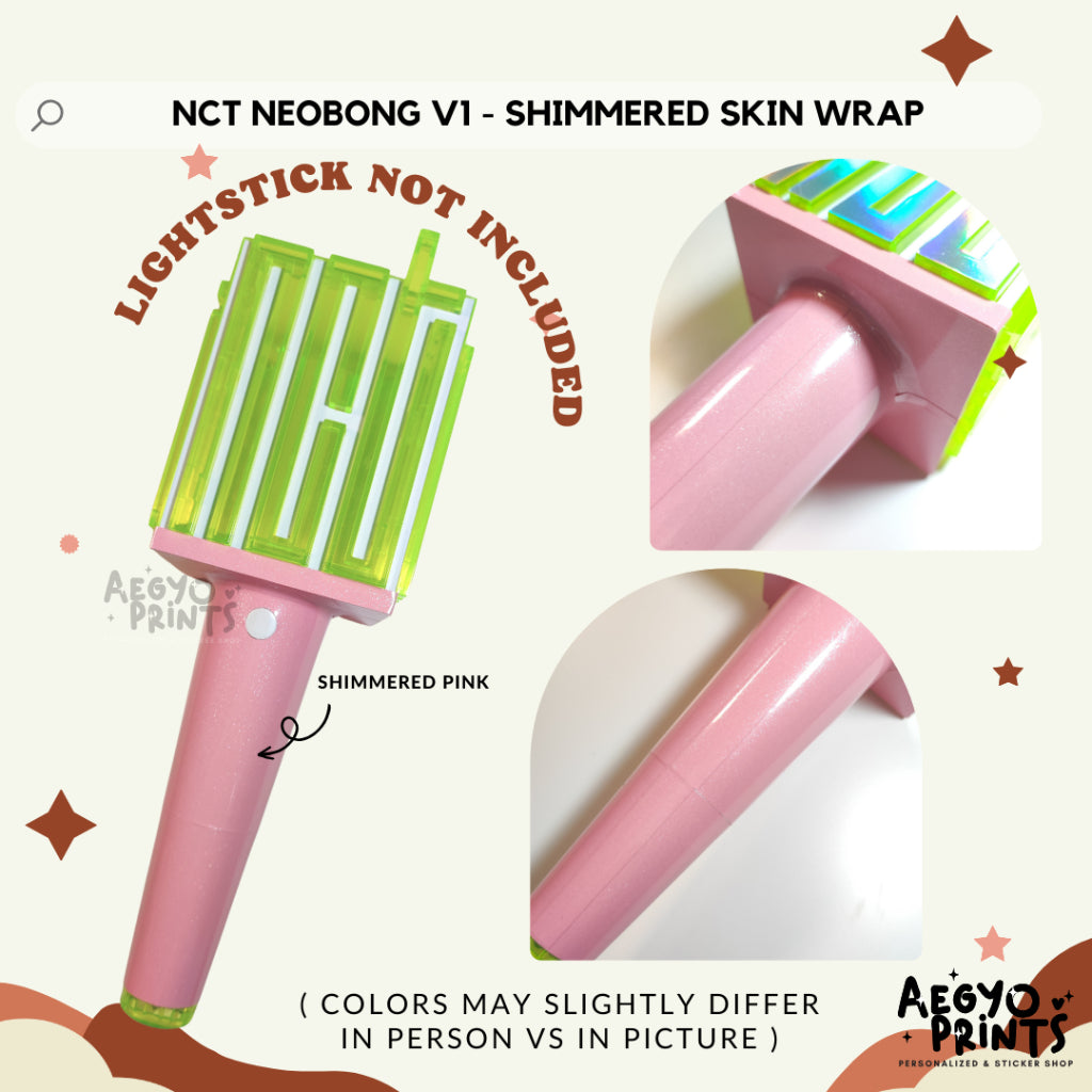 NCT NEOBONG V1 - SHIMMERED SKIN WRAP Decal Sticker by Aegyoprints