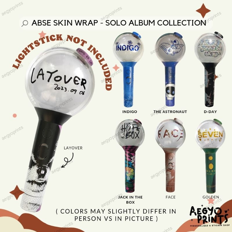 BTS SOLO ALBUM THEMED SKIN WRAP FOR ABSE (V4) |BY AEGYOPRINTS