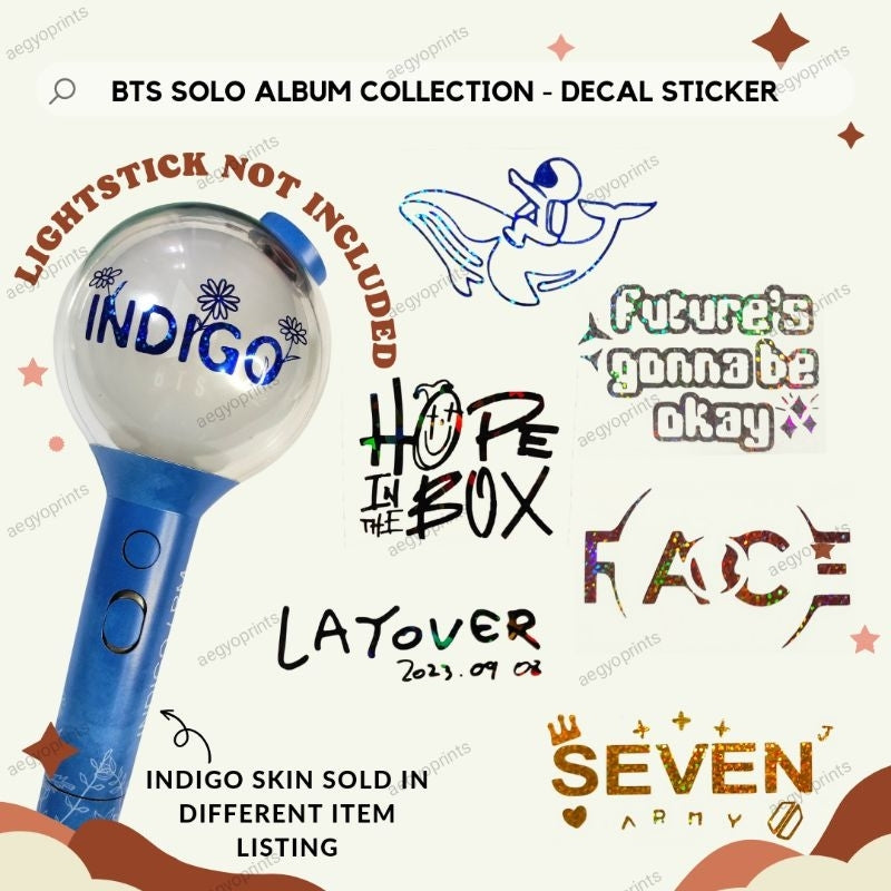 BTS SOLO ALBUM INSPIRED DECAL STICKER | AegyoPrints
