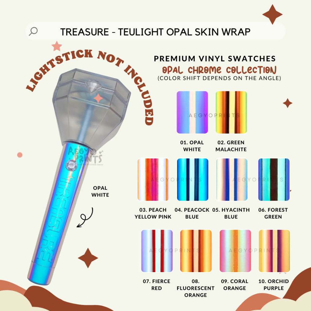 TEULIGHT - SKIN WRAP FOR TREASURE LIGHTSTICK | Aegyoprints