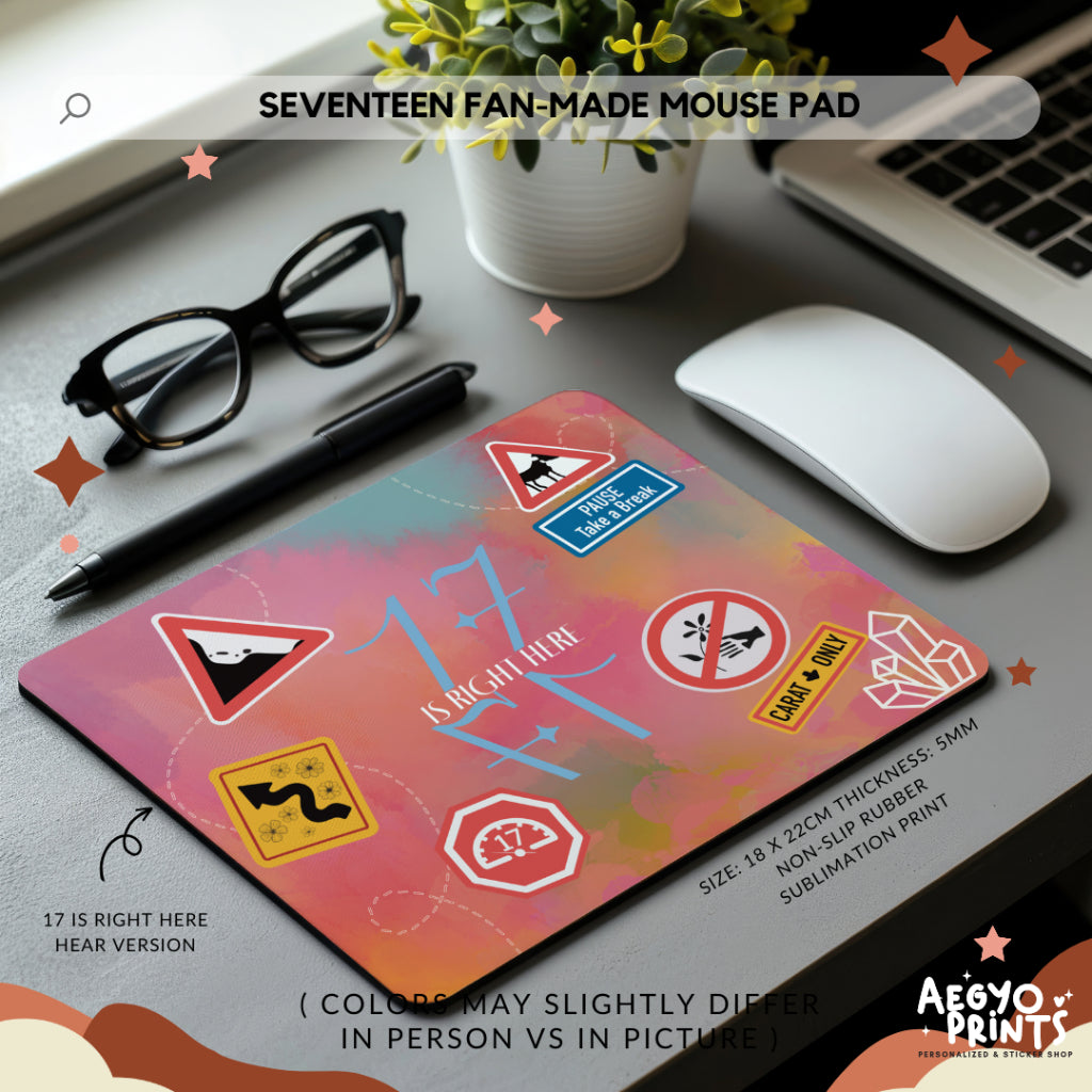 17 is right here - SVT Inspired Mouse Pad | Aegyoprints