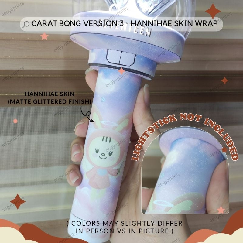 CARAT BONG V3 - HANNIHAE SKIN WRAP FOR SEVENTEEN LIGHTSTICK CBV3 | AegyoPrints