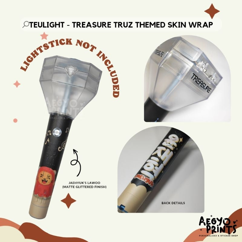 TEULIGHT - TRUZ SKIN WRAP COLLECTION FOR TREASURE LIGHTSTICK | Aegyoprints