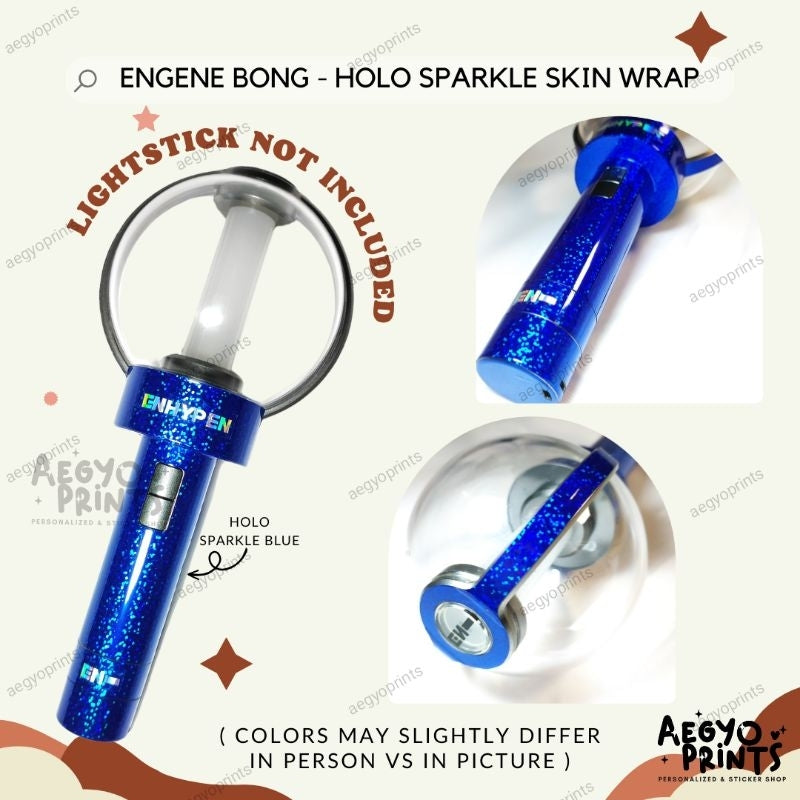 ENHYPEN ENGENE BONG - Holo Sparkle Skin Wrap - Decal Sticker | AegyoPrints