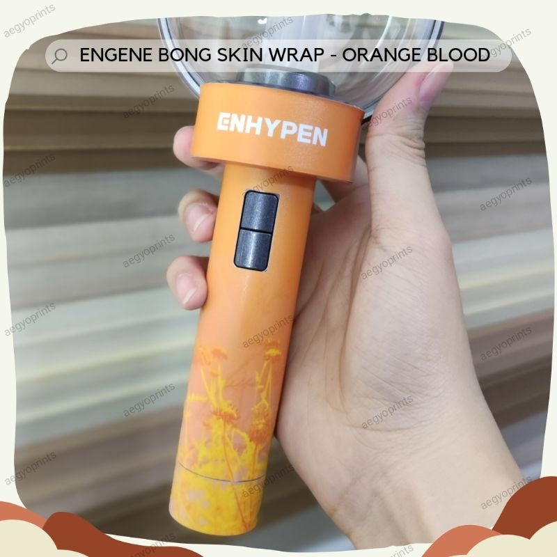 ENHYPEN ENGENE BONG ORANGE BLOOD SKIN WRAP - Decal Sticker | AegyoPrints