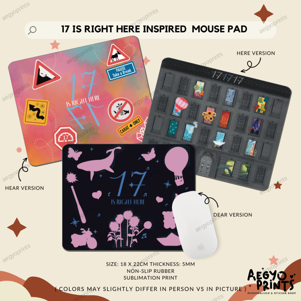 17 is right here - SVT Inspired Mouse Pad | Aegyoprints