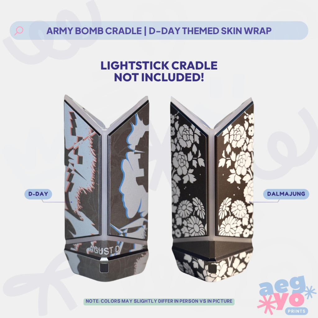 ARMY Bomb Lightstick Cradle - Themed Skin Wrap by Aegyo Prints