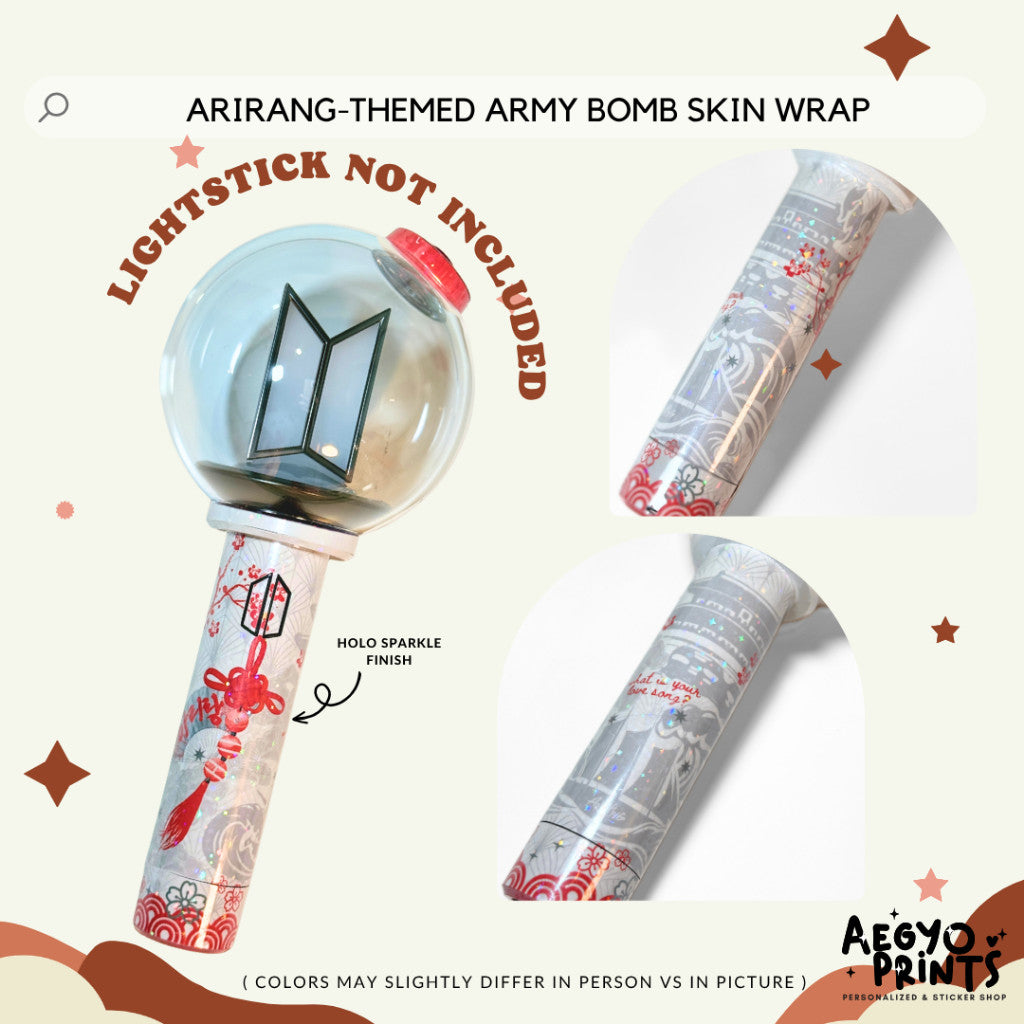ARIRANG-THEMED ARMY BOMB SKIN WRAP | AEGYOPRINTS
