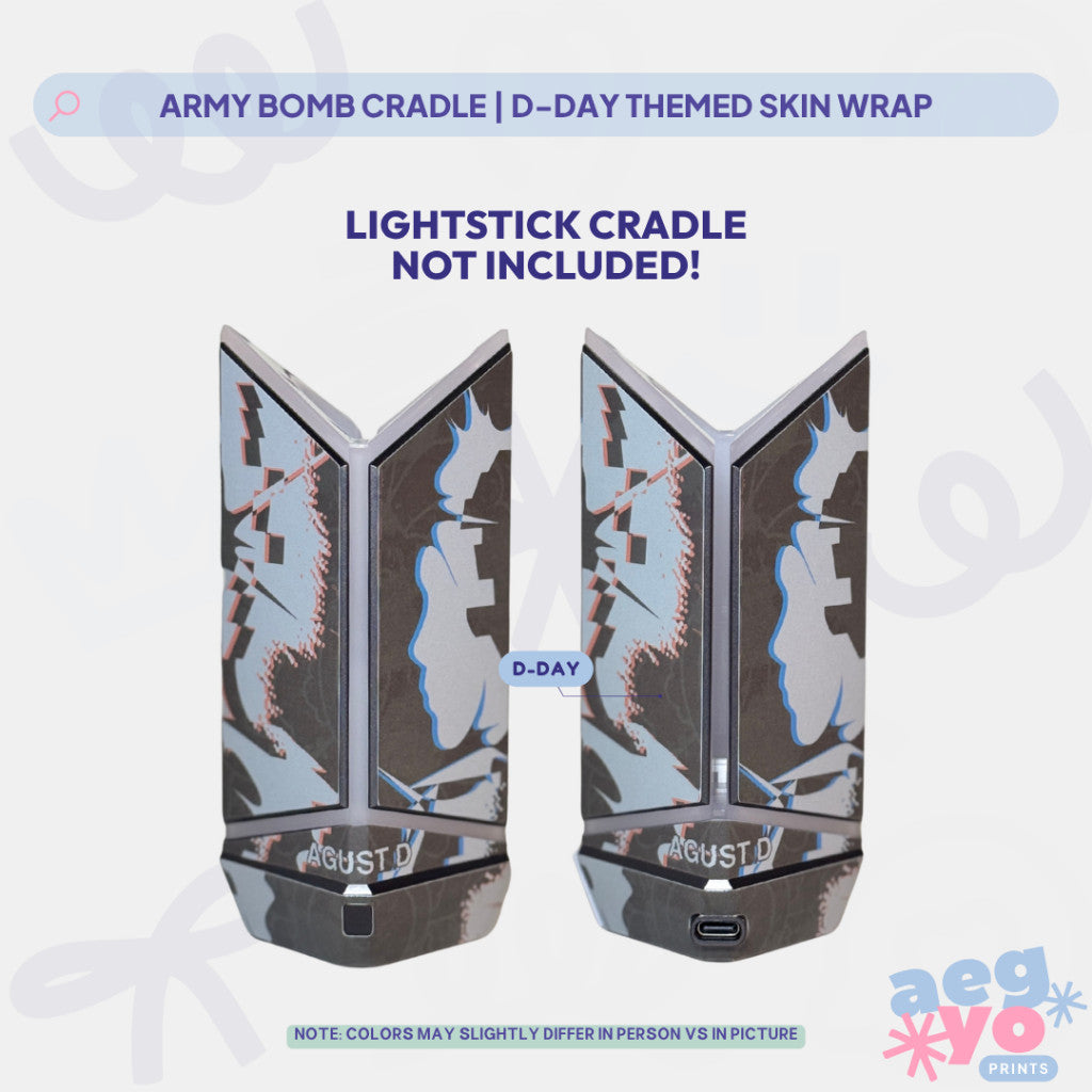 ARMY Bomb Lightstick Cradle - Themed Skin Wrap by Aegyo Prints
