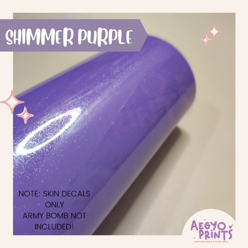 BTS ARMY BOMB V3 - SKIN DECALS PREMIUM SHIMMER COLLECTION