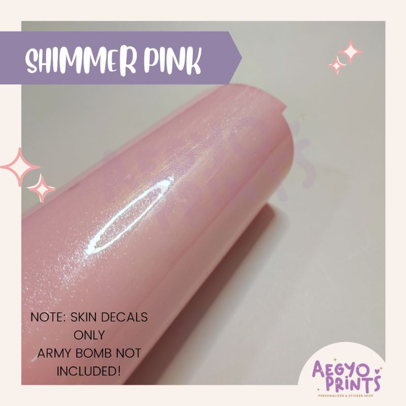 BTS ARMY BOMB V3 - SKIN DECALS PREMIUM SHIMMER COLLECTION