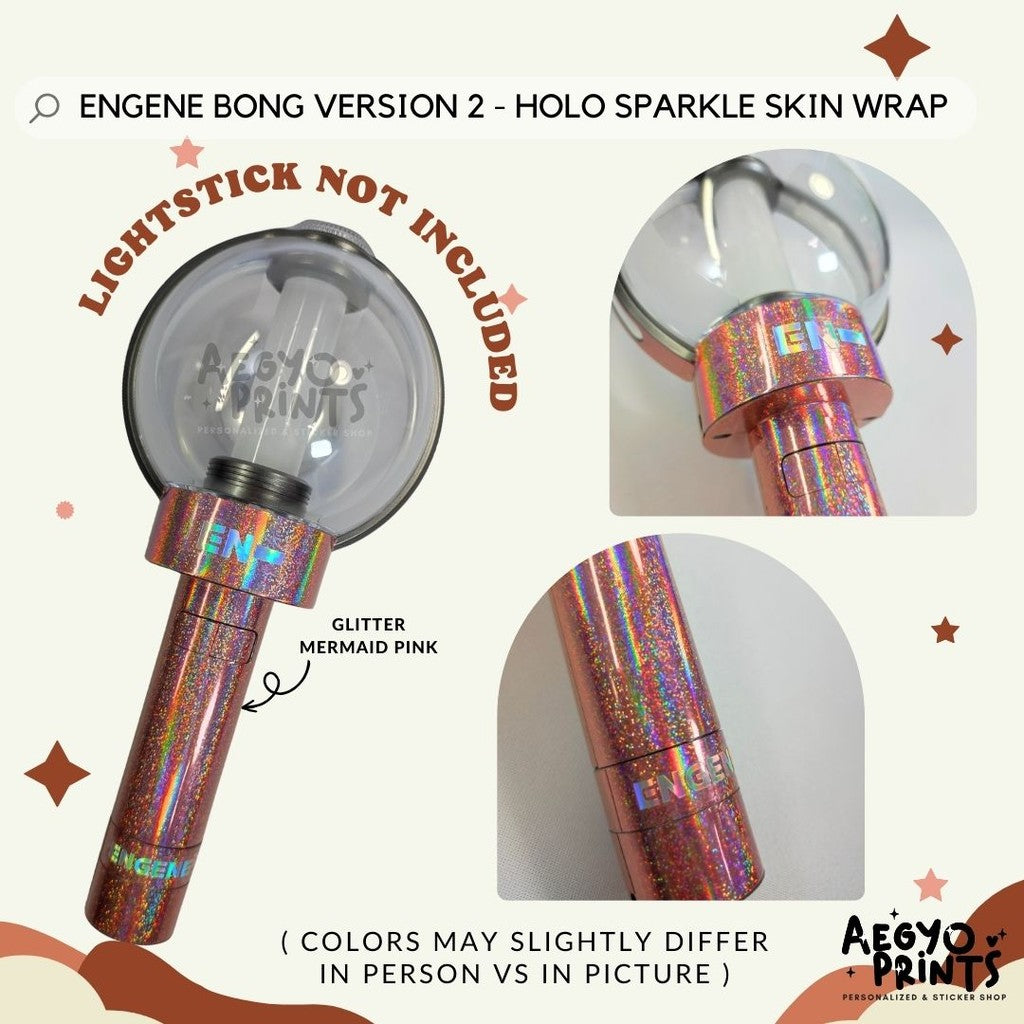 ENGENE BONG V2 - HOLO SPARKLE SKIN WRAP Decal Sticker by Aegyoprints